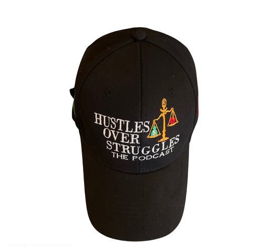 Hustles Over Struggles Logo Strap Hat